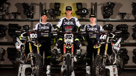 Triumph Partners with Dirt Store Motocross Team